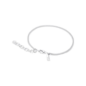 Mini Curb Bracelet Silver