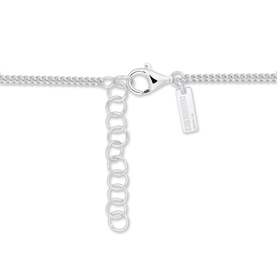 Mini Curb Bracelet Silver