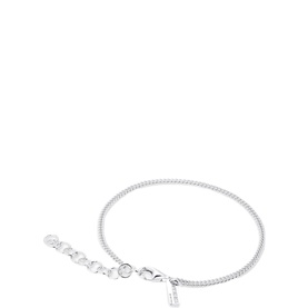 Mini Curb Bracelet Silver