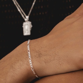Mini Figaro Bracelet Silver