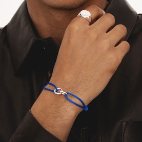 Element Bracelet Silver Blue