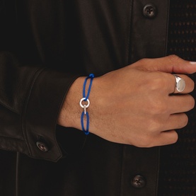 Element Bracelet Silver Blue