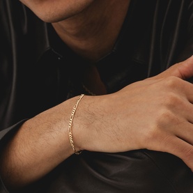 Mini Figaro Bracelet Gold