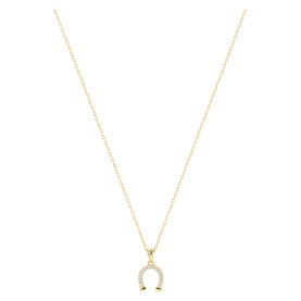 Horse Shoe Pendant Necklace
