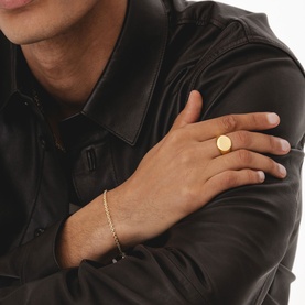 Round Signet Ring