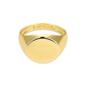 Round Signet Ring
