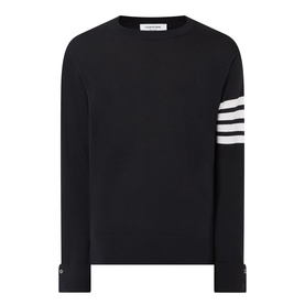 Four-Bar Striped Merino Sweater