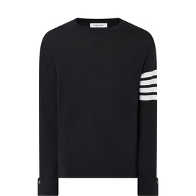Four-Bar Striped Merino Sweater