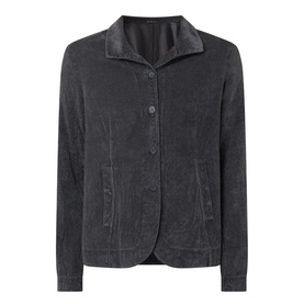 Scalloped Ribbed Jacket