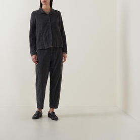 Scalloped Ribbed Jacket