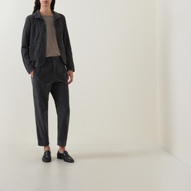 Scalloped Ribbed Jacket