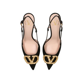 Vlogo 80 Slingback Strass Pumps