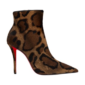 Miss Z Booty 100 Leopard Heeled Boots