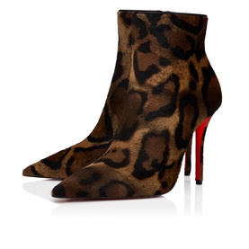 Miss Z Booty 100 Leopard Heeled Boots