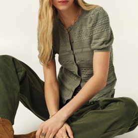 Vinat Scalloped Cardigan