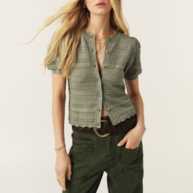 Vinat Scalloped Cardigan