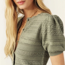 Vinat Scalloped Cardigan