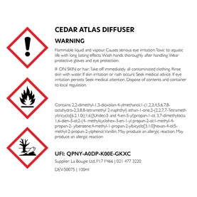 Cedar Atlas Room Diffuser 100ml