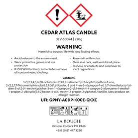 Cedar Atlas Candle 220g