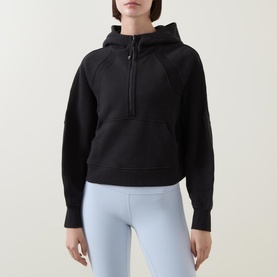 Scuba Oversized Half-Zip Hoodie