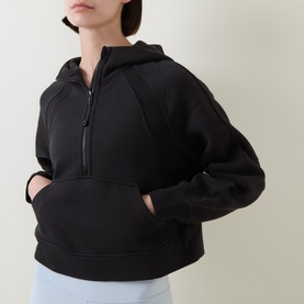 Scuba Oversized Half-Zip Hoodie