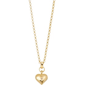 Heart Pendant Small Belcher Necklace