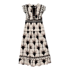 Shell Printed Dress