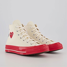CDG Play 70s High-Top Trainers