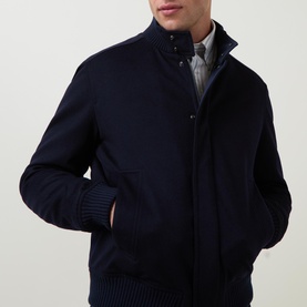 Cashmere Bomber Jacket