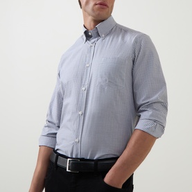 Gingham Check Casual Shirt