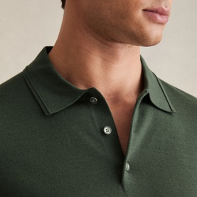 Manor Merino Wool Polo Shirt