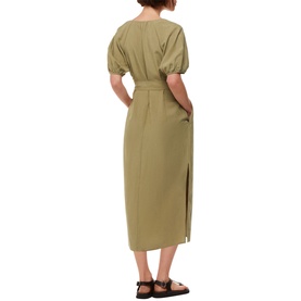 Ariella Linen Blend Midi Dress
