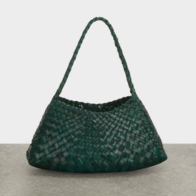 Rosanna Woven Leather Shoulder Bag