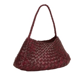 Rosanna Woven Leather Shoulder Bag