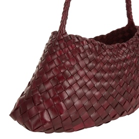 Rosanna Woven Leather Shoulder Bag
