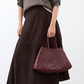 Santa Croce Small Woven Tote Bag