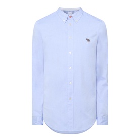 Stripe Zebra Logo Oxford Shirt