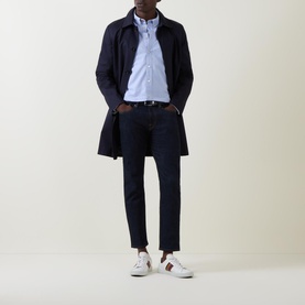 Stripe Zebra Logo Oxford Shirt