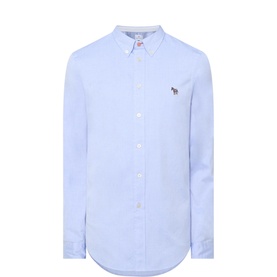 Stripe Zebra Logo Oxford Shirt