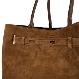 Audrey Suede Tote Bag