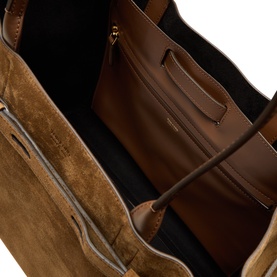 Audrey Suede Tote Bag