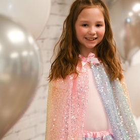 Ombre Sequins Cape 4-6 Years