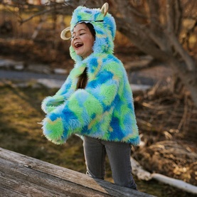 Swampy Monster Cape 5-6 Years