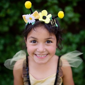 Bumble Bee Two-Piece Dress & Headband Set 5-6 Years