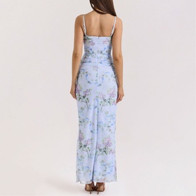 Lini Floral Mesh Slip Dress
