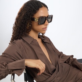 Anagram Logo Square Sunglasses