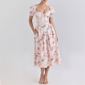 Lulabell Floral Puff Sleeve Dress