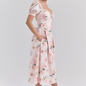 Lulabell Floral Puff Sleeve Dress