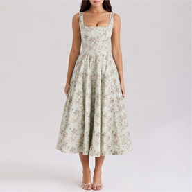 Mariabella Floral Flared Dress