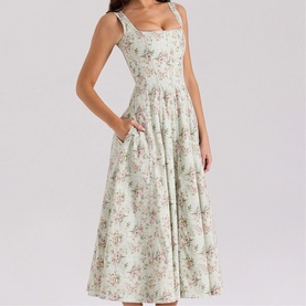 Mariabella Floral Flared Dress